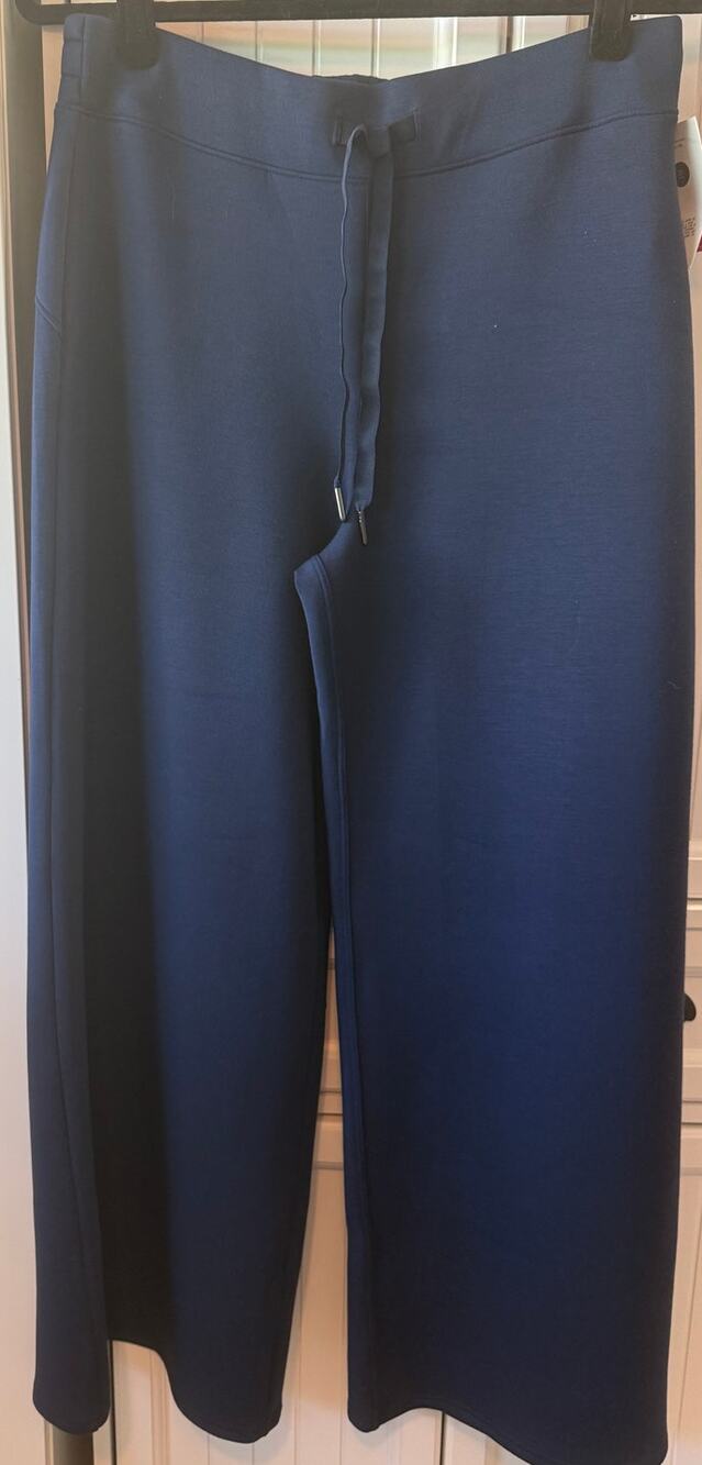 Spanx AirEssentials Wide Leg Pants Navy blue PXL NWT